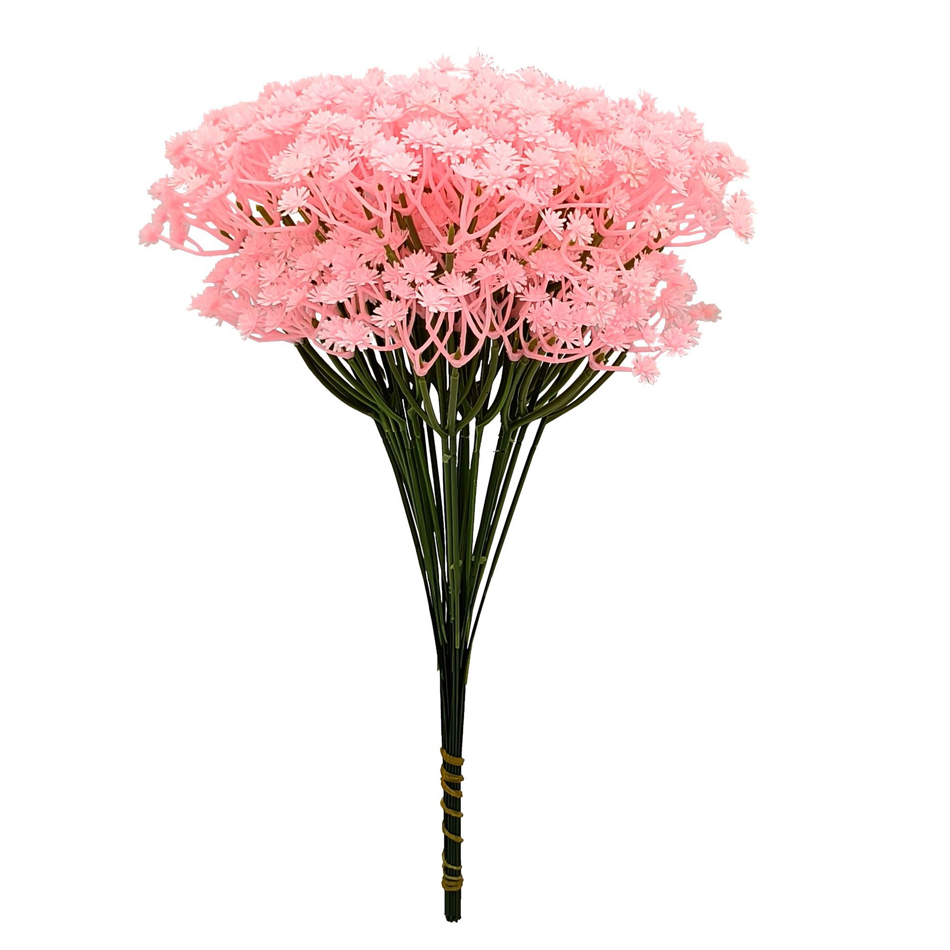 Gypsophila Small Fresh Flower Decoration Home Living Room Office Ornaments Hand Holding Fake Flowers Plastic Wedding Flowers