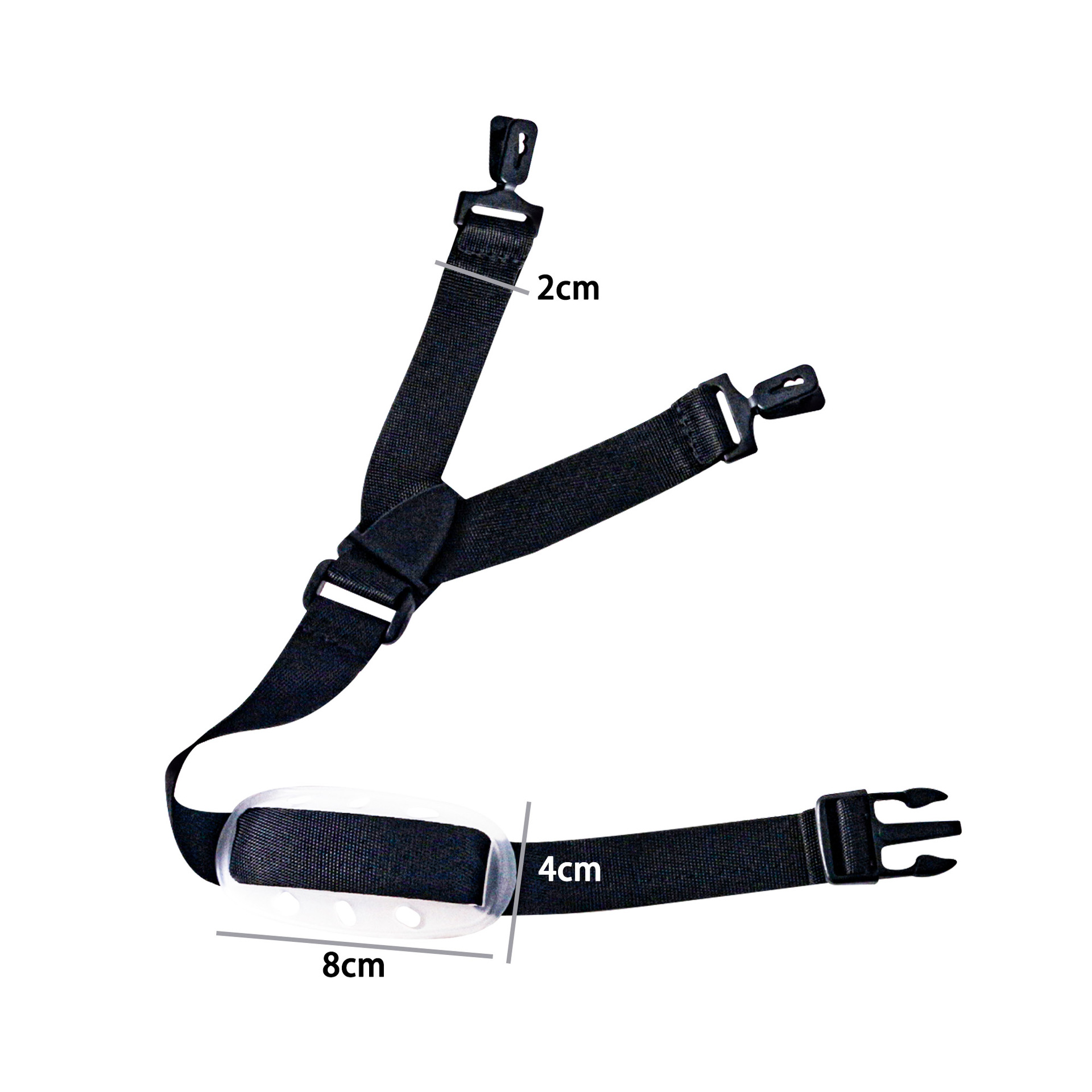 Hat Lower Back Strap, Safety Hat Y-Shaped Chin Strap, Protective Support Buckle Chin Fixation Strap
