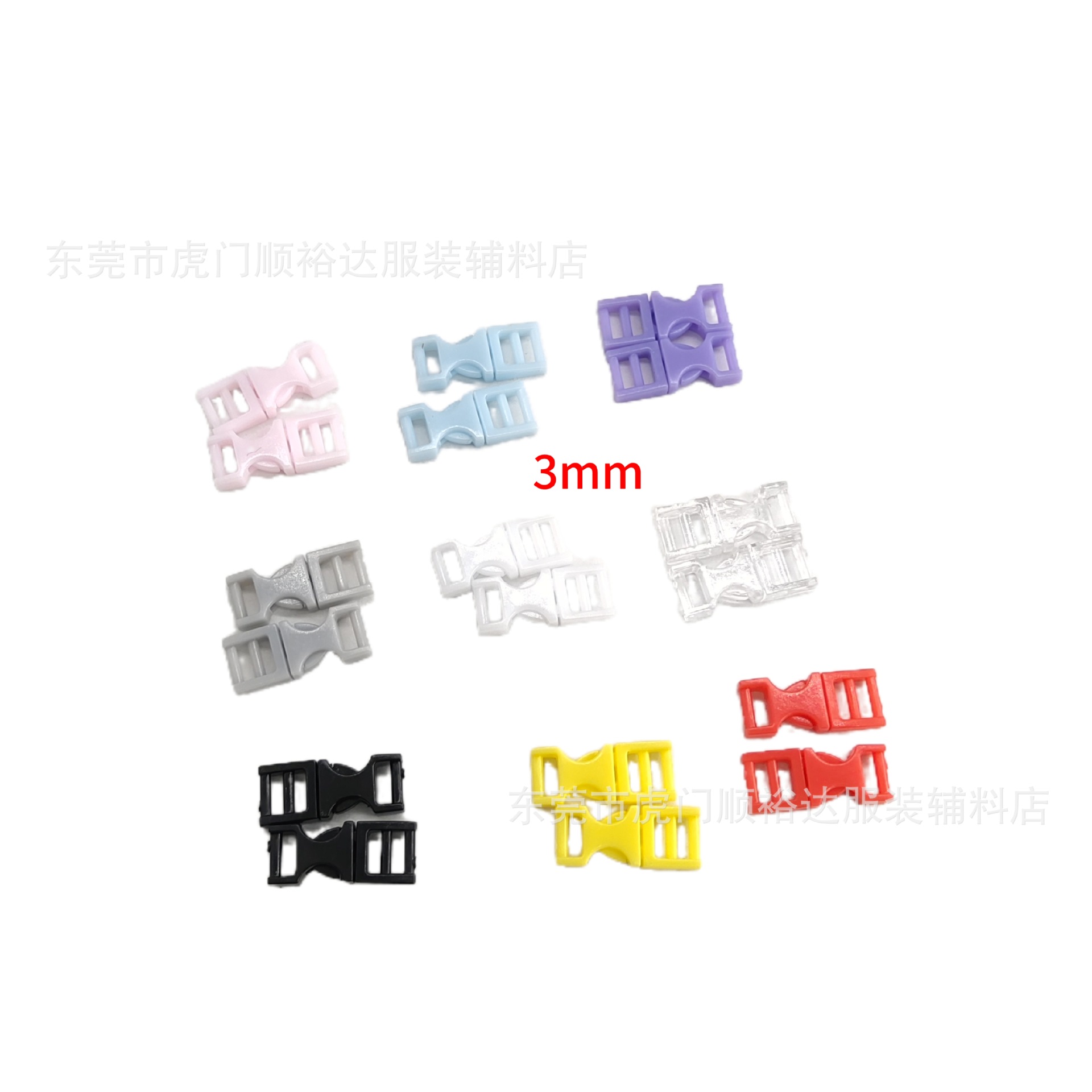 3mm mini buckle wholesale doll accessories adjustment buckle plastic buckle buckle buckle buckle cute small buckle