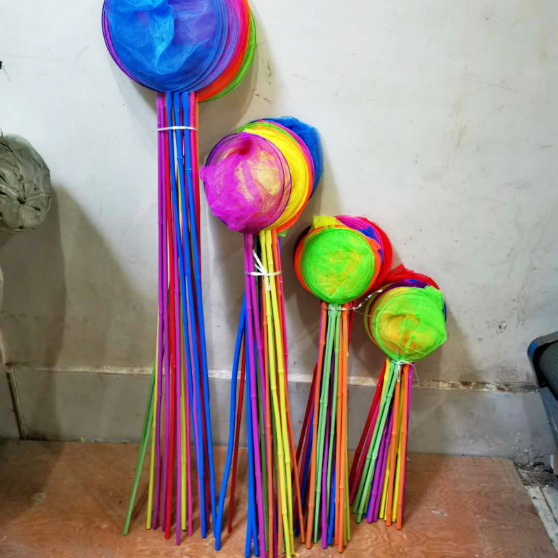 Бамбуковая детская рыболовная сеть для ловли насекомых, выдвижная рыболовная сеть