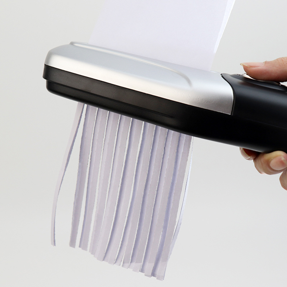 USB Battery Handheld Dual-Purpose Electric Shredder A6 Mini Small Waste Paper