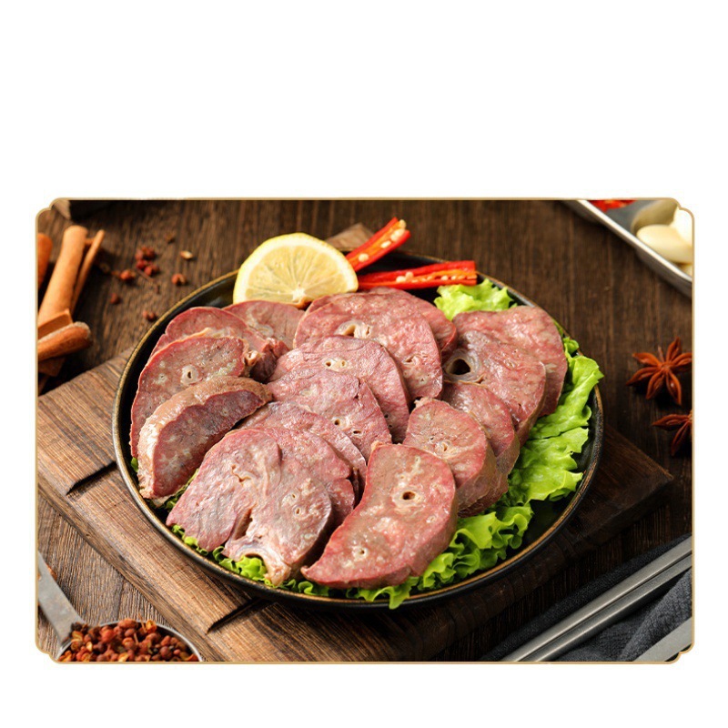 Spiced Cooked Pig Lungs, Vacuum-Packed Ready-To-Eat Whole Box of Fresh Pig Liver, Wholesale Large Mixed Stew, No-Wash Cooked Food for Commercial Use