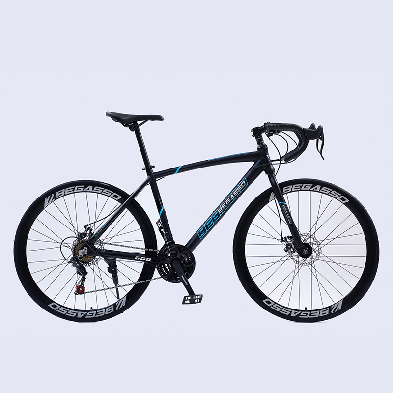 Cross-border Wholesale Aluminum Alloy Road Bike Bend Handle Lightweight Racing Racing Men's Adult Variable Speed Student Bike