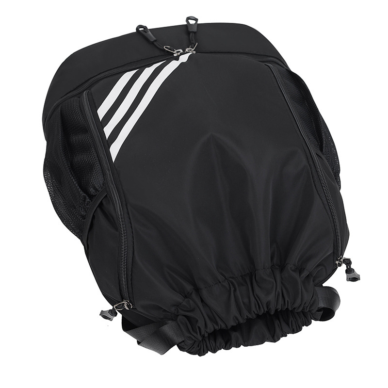 New Drawstring Drawstring Pocket Backpack Casual Travel Bag Large Capacity Folding Backpack Men's Sports Basketball Bag