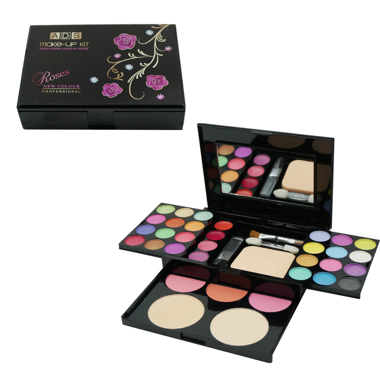 Cross-border aidisi 6568 makeup eye shadow plate eye shadow lipstick blush powder cake makeup suit 33 colors