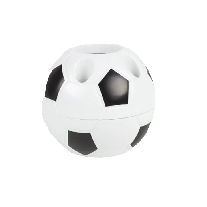 Football Pen Holder Multifunctional Student Office Plastic Pen Holder Football Pen Holder Student Pen Holder Plastic Storage Pen Holder