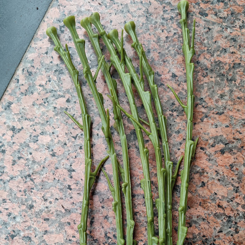 60cm Single-Headed Handmade Peony Flower Stem with Plastic Bag Large Ribbon DIY Decoration