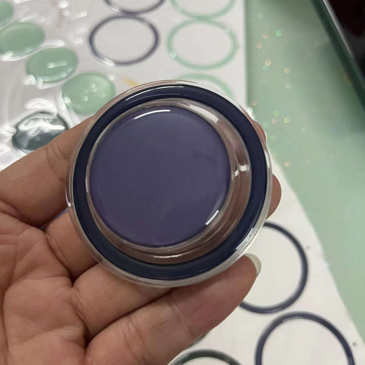 Macaron Color Magnetic Mobile Phone Airbag Holder Folding Holder Lazy Removable Magnetic Airbag Holder