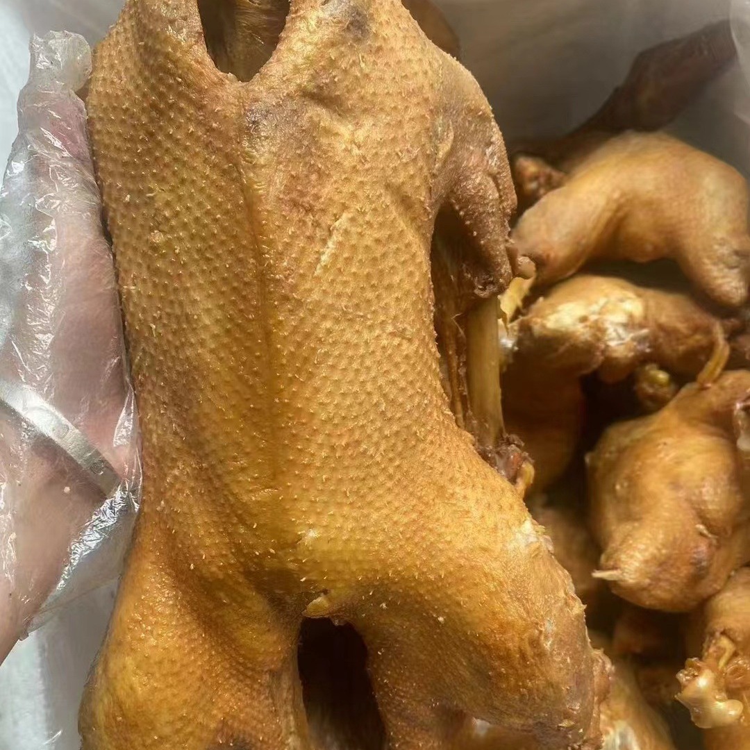 Factory First-Hand Source Fully Cooked Fresh Braised Goose Wholesale 1.5kg or so Fully Cooked Ready-To-Eat Braised Vegetable Shop Catering Ingredients Wholesale