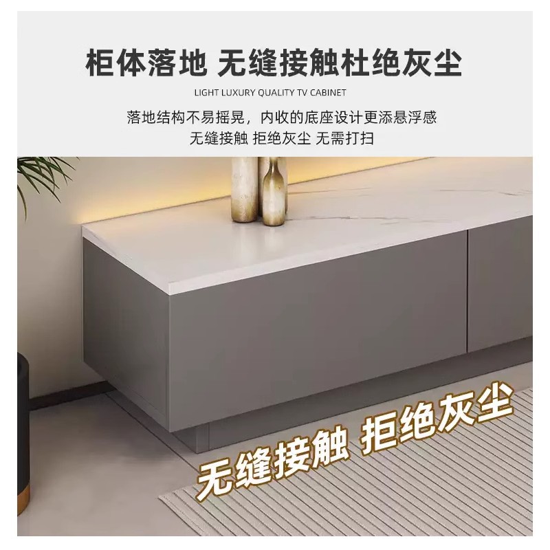 TV Cabinet Living Room Household Small Apartment 2025 New Floor-Standing Storage and Storage Integrated Modern Simple TV Cabinet