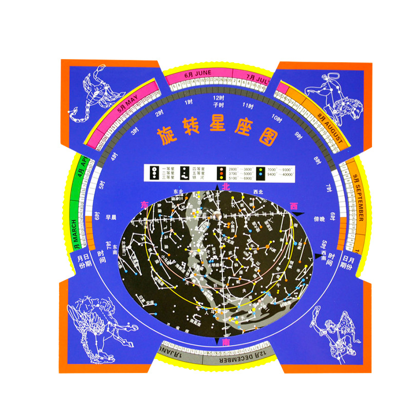Rotating constellation chart constellation chart active star chart telescope astronomical learning observation constellation chart active starry sky
