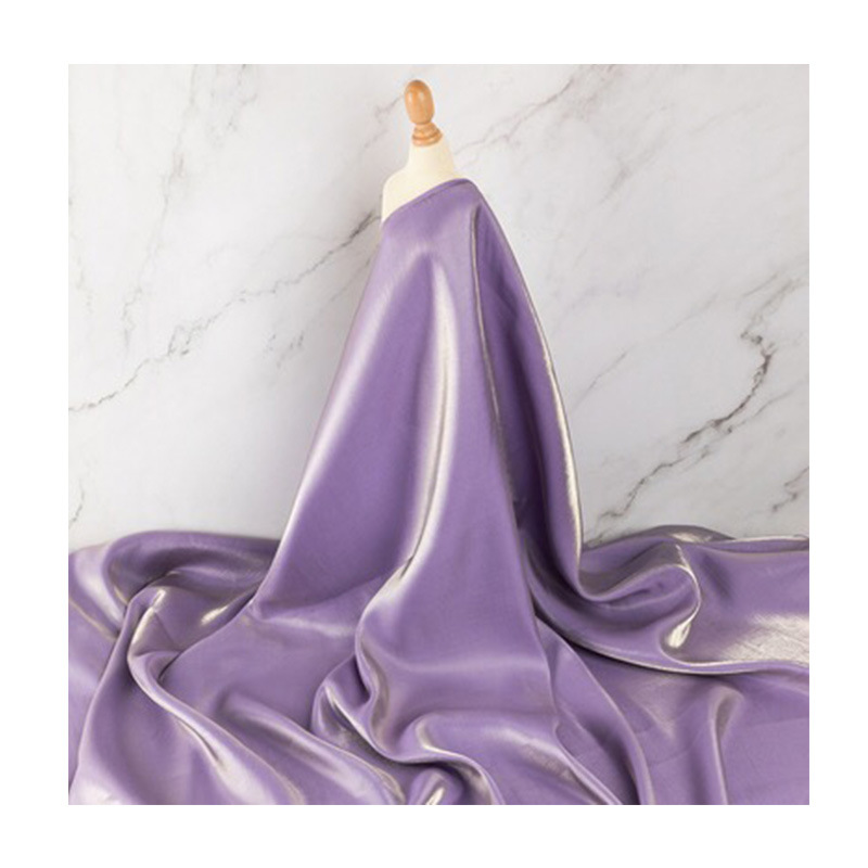 Golden cotton two-color flash glass fabric fashion women's top shirt fabric