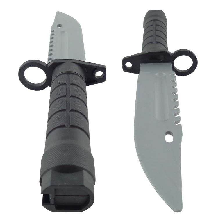 School Military Training Dagger Knife, Simulated Plastic Toy Knife, Kidsren's Play House Police and Gangster Military Training Props Wholesale