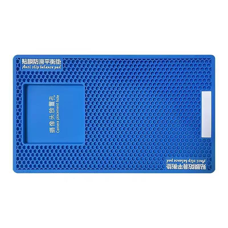 13*22 Blue Mobile Phone Film Anti-Slip Mat Cut Out Tempered Film Hydrogel Film Anti-Slip Film Auxiliary Cross-Border Supply