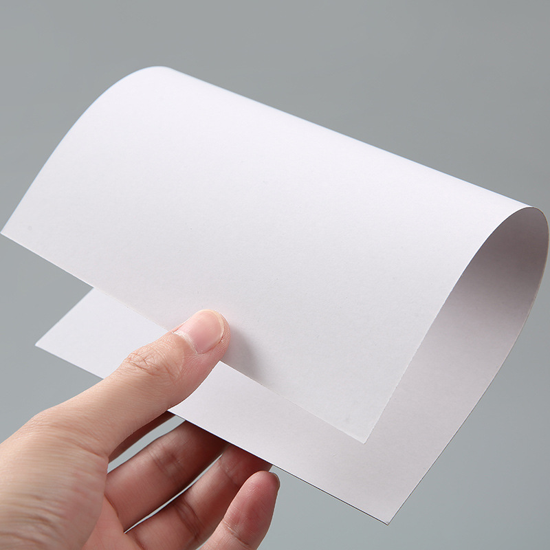 Single-Sided White Board Paper 250-450g White Cardboard Double-Sided Clothing Packaging Lined with Gray Bottom Cardboard Environmentally Friendly Material