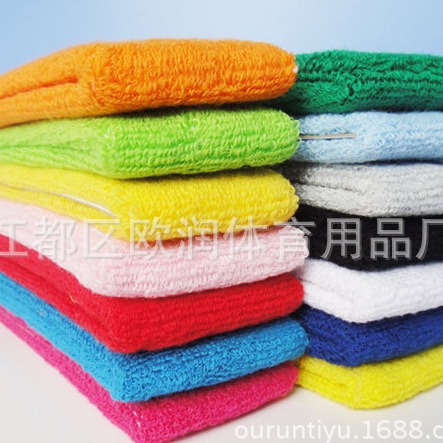 Горячая распродажа рекомендованная чистая хлопковая баскетбольная спортивная повязка поставка полотенце повязка на голову спортивная повязка на голову