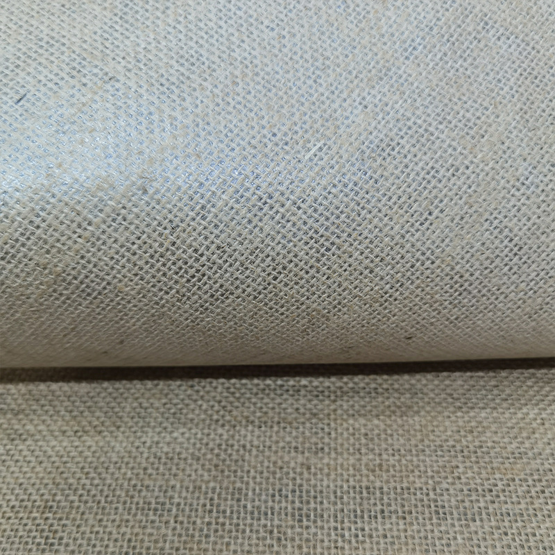 Coated linen jute cloth coated with adhesive linen jute cloth pure linen cloth jute fabric