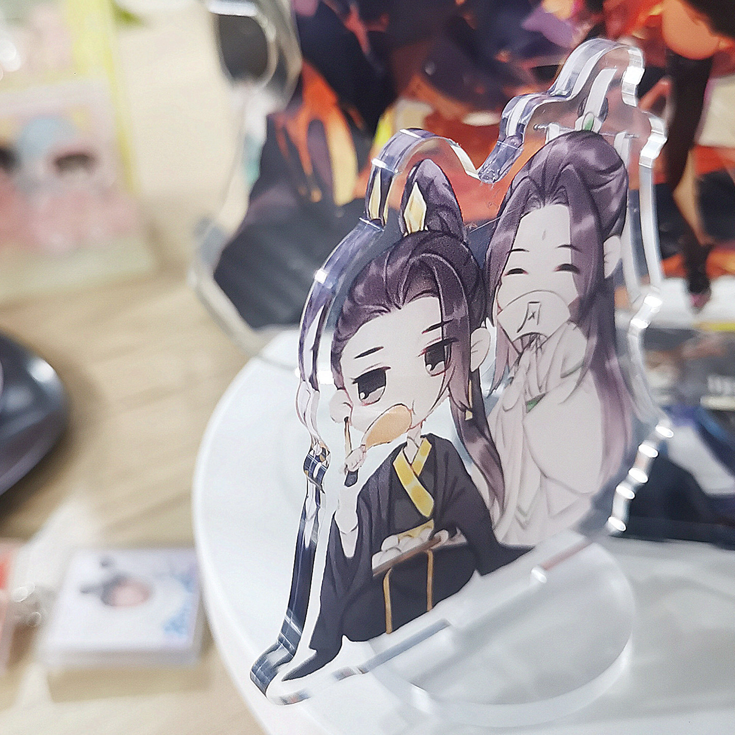 Acrylic Dali Brand Customized Rocker Leco Style Keychain Pendant Gift Customized Animation Cartoon Ornaments