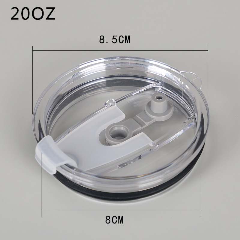 Крышка для автомобильного стакана 12oz 16oz 20oz 30oz прозрачная герметичная пластиковая крышка