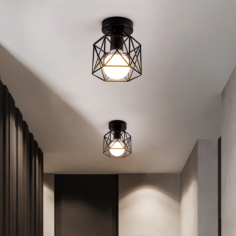 Nordic Simple Post-modern Balcony Lamp Corridor Corridor Entrance Hall Entrance Cloakroom Personalized led Ceiling Lamp