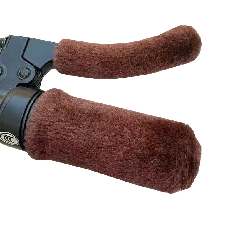 Electric car motorcycle tricycle handle set winter fleece-lined warm universal thick cold electric car handle set manufacturers