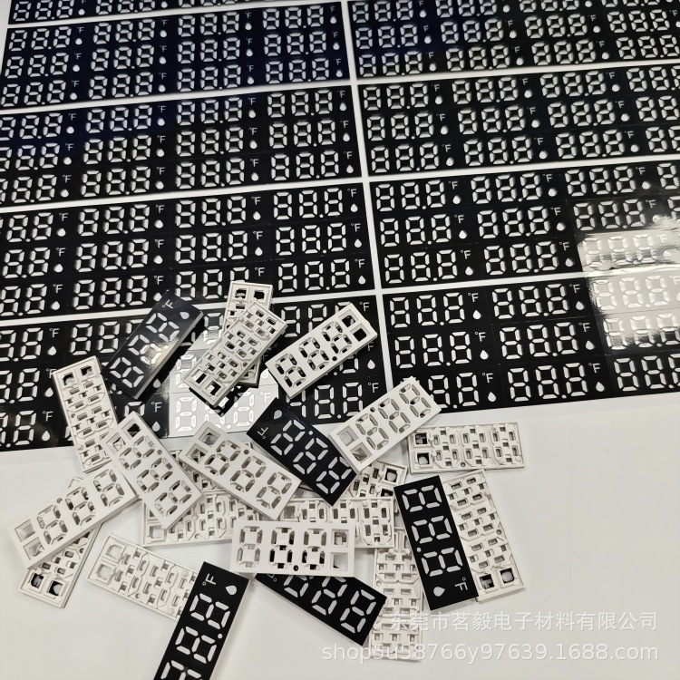 Manufacturers a large number of direct PET digital display 888 stickers LED digital tube scattering film surface stickers with adhesive