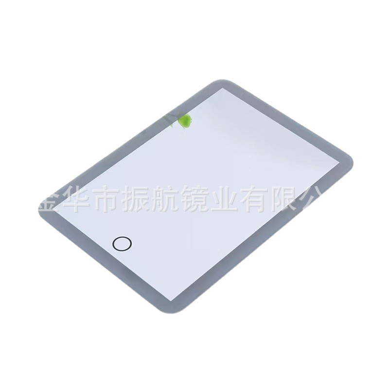 Touch Led Cosmetic Lens Glass Lens Processing Bathroom Magnifying Glass Sandblasting Silk Screen Portable Led Light Mirror Beauty