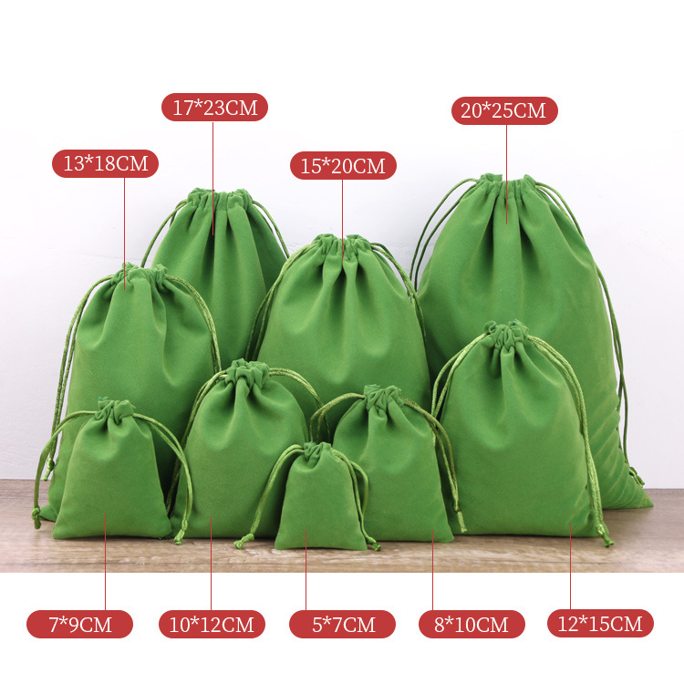 Phnom Penh Flannel Bag Back Gift Bag Jewelry Bag Jewelry Packaging Bag Handstring Brochure Play Golden Flannel Bag