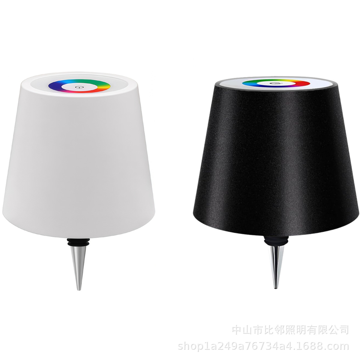 Wine Bottle Lamp Cross-Border Rechargeable Led Table Lamp Rgb Light Effect Creative Wine Bottle Atmosphere Lamp Wine Headlight Plug-In Wine Bottle Lamp