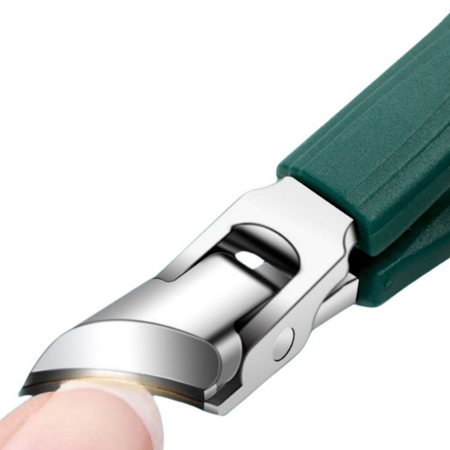 Deep Ingrown Toenail Clipper with Wide Opening, Pointed and Angled Nail Clippers, Large Nail Scissors, Anti-Splash Pedicure Nail Clippers