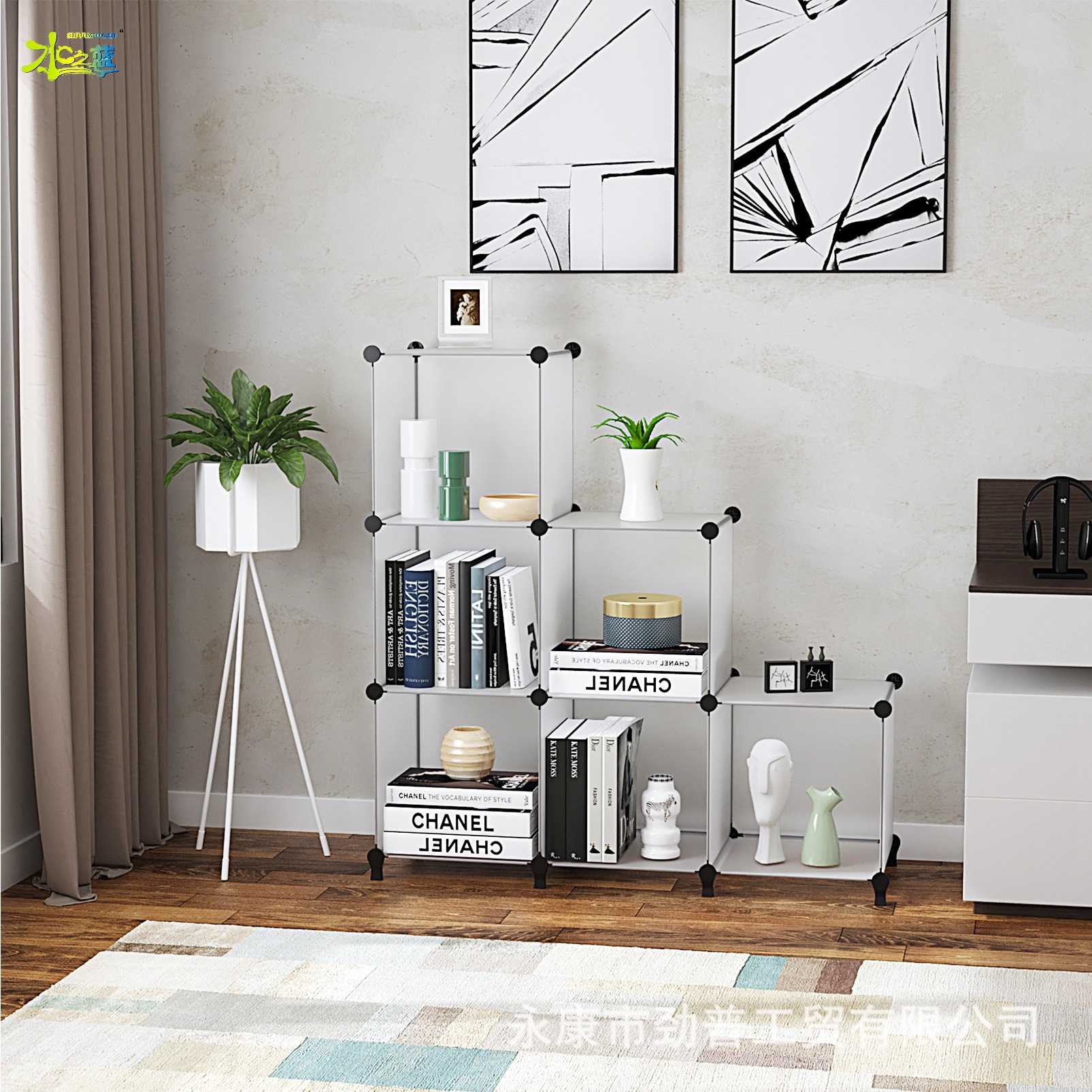 Customized Plastic Locker Cube Storage Manager Storage Rack Shelf Storage Rack Pp Cabinet Multi-Function