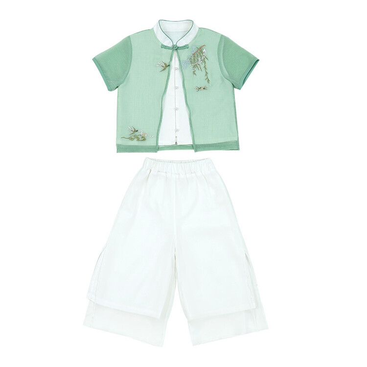 Boys' Hanfu suit Summer Chinese Style Performance Suit Girls' Ancient Suit Children's Kindergarten June 1 Performance Suit Tang Suit