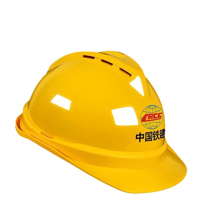 Construction Site Safety Helmet Custom Printing National Standard V-Shaped Thickeneded Abs Anti-Smash Helmet Breathable Construction Safety Helmet Manufacturer