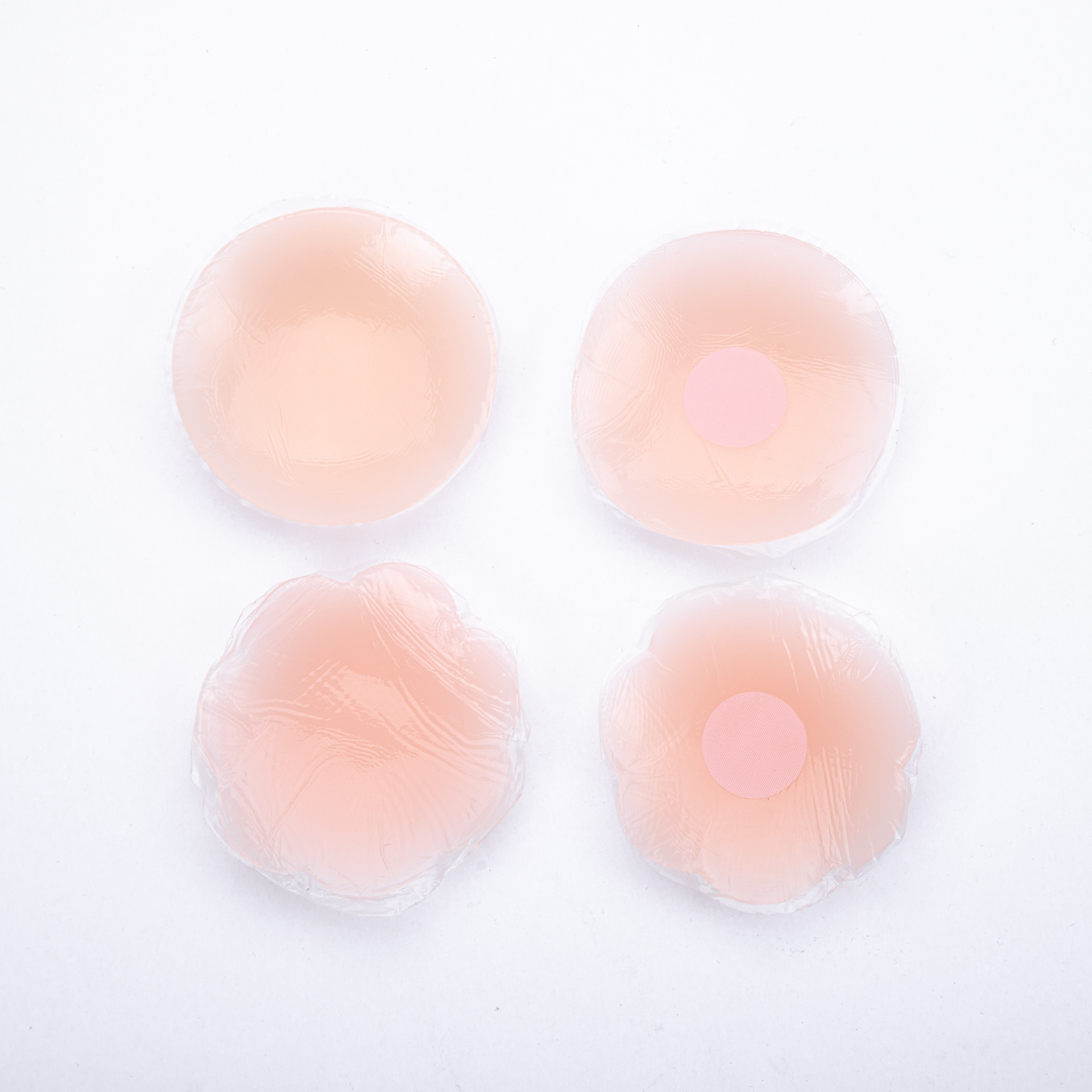Solid Breast Sticker Waterproof Breathable Anti-bump Breast Pad Nipple Sticker Anti-running Aareola Sticker Invisible Wedding Dress Silicone Breast Sticker