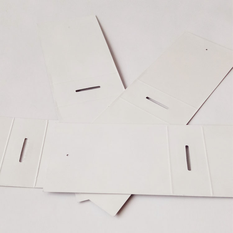 In-Stock Black Socks with Card, Sourced from the Factory, Simple Style Packaging Paper Card Printing, Coated Paper, Folded Card Header