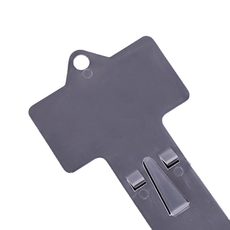 Spot Supermarket Hanging Strip Shelf Hook Retail Food Opp Transparent Hanging Strip Printed Logo Advertising Plastic Hanging Strip