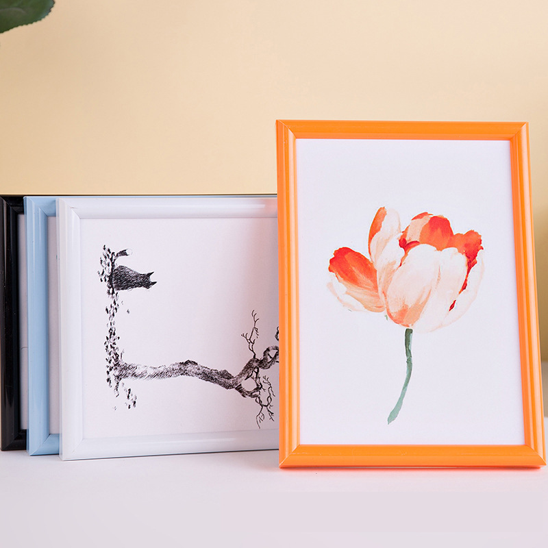 Креативная простая арка, ПВХ пластиковая фотостена, простая пластиковая фоторамка, фоторамка, настольная, 67810 дюймов, пустая рамка