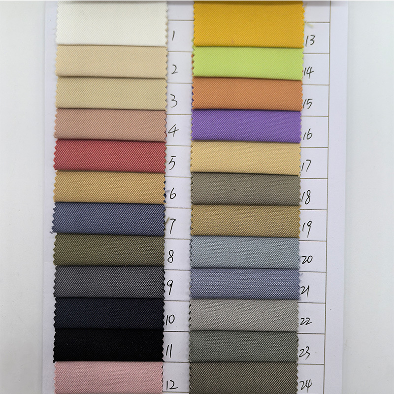 Super soft lyocell cotton twill skin-friendly breathable 1/3 twill tansel cotton woven blended casual fashion fabric