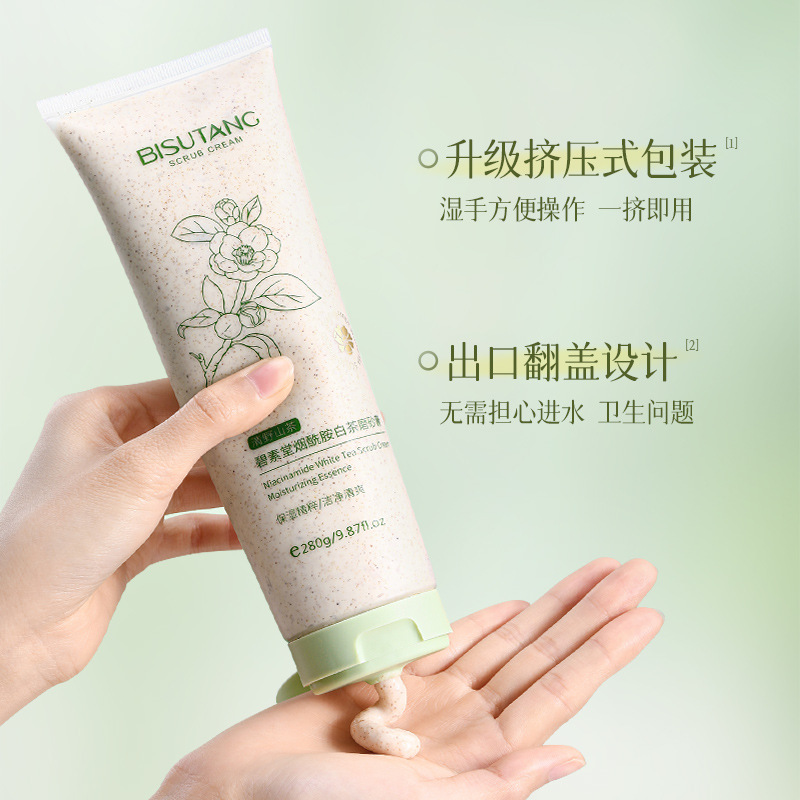 Bisutang Niacinamide Fruit Acid Scrub Body Whitening Full Body Exfoliating Goosebumps Hand Care Spot