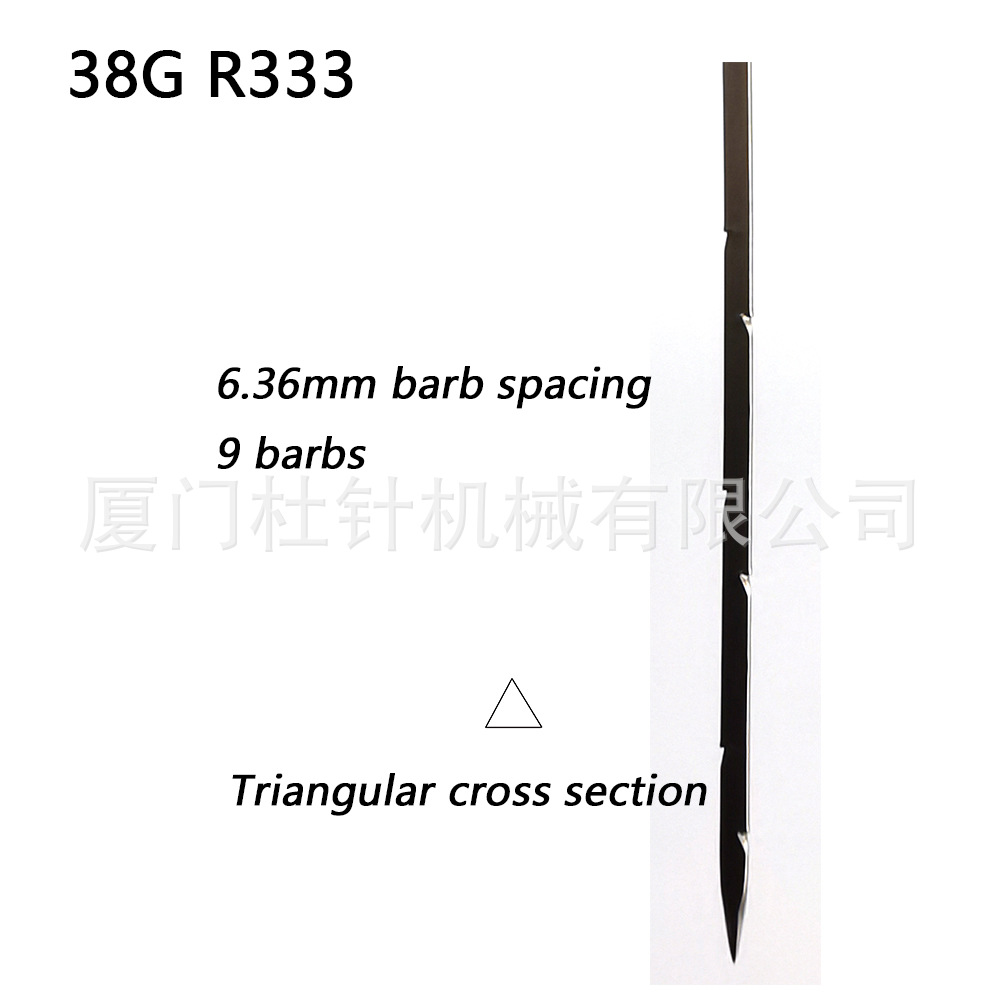 Triangular needle 38 medium thick needle manual poking needle 38G R333, 38G R222, 38G M333