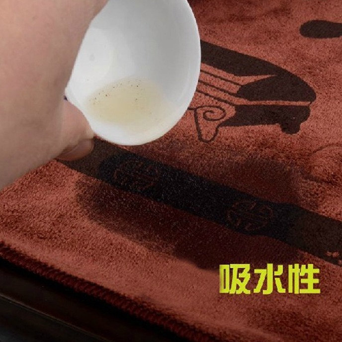 Microfiber Tea Towel Teahouse Small Towel Absorbent Towel Thickened Tea Cushion Tea Ceremony Handkerchief Tea Set Cleaning Rag Towel