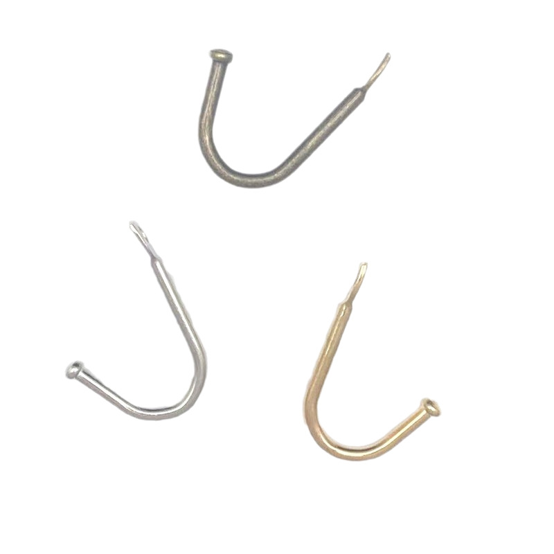 Iron clothes hook jewelry box jewelry single hook hardware accessories cabinet bathroom hanging key necklace vintage Hook