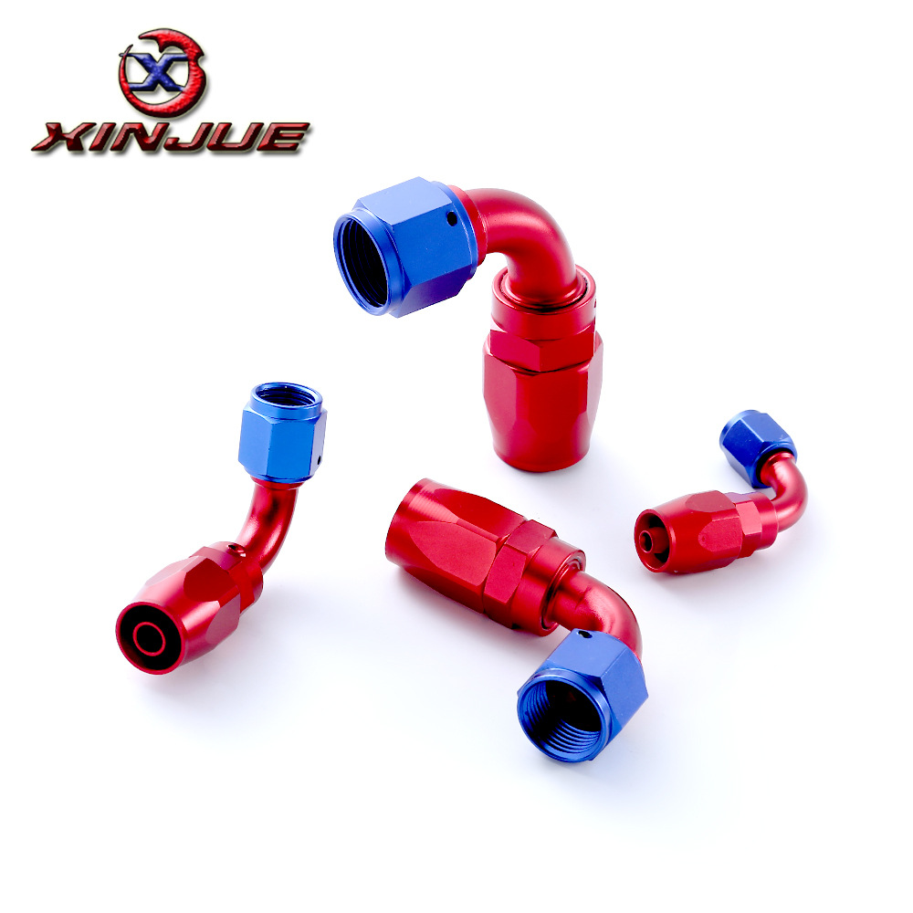 Car Modified Aluminum Alloy Oil Cooling Joint An4-An16 Connector Oil Cooling Radiator Oil Pipe Quick Joint