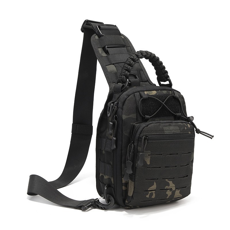 Guangzhou New Multifunctional Tactical Chest Bag Outdoor Sports Riding Waterproof Chest Bag Men's Single Shoulder Crossbody Camouflage
