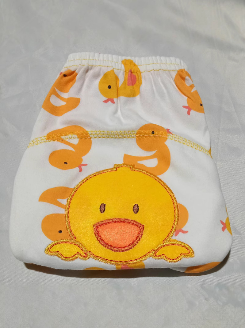 Children's Cartoon Diaper Pants Baby Study Pants Infant Cotton Training Pants Newborn Washable Diaper Pants
