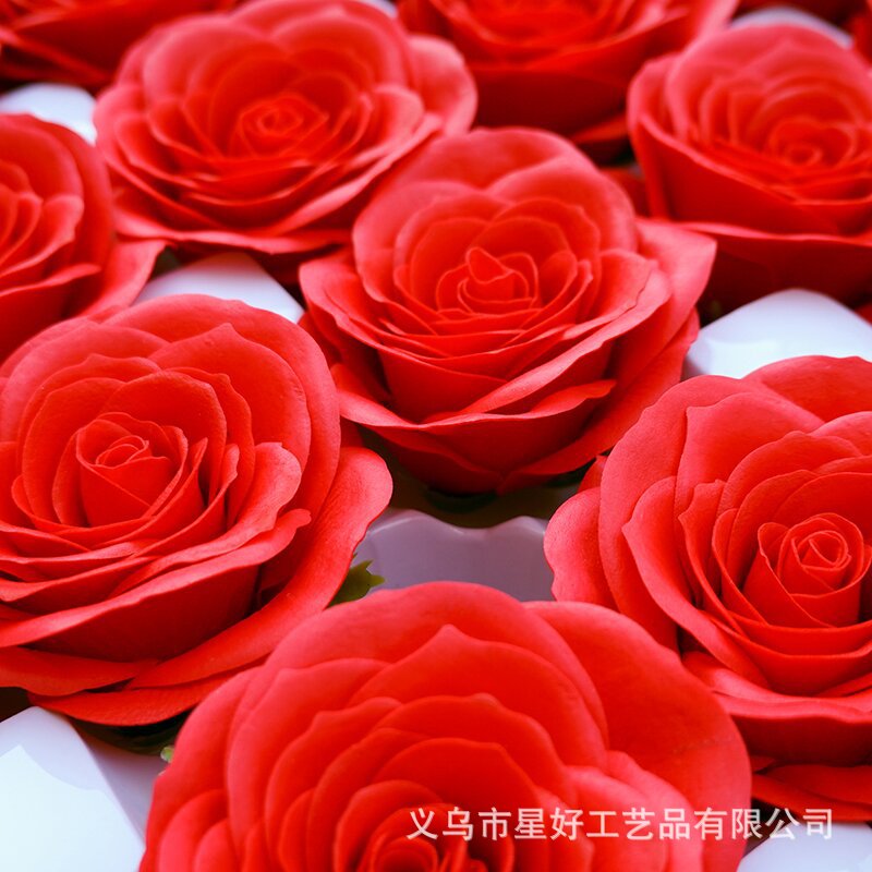 Мыльный цветок, пробуждающая роза, семислойная головка, оптовая вечная мыльная цветочная подарочная коробка на День святого Валентина