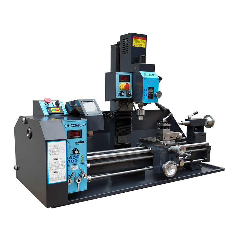 Factory wholesale turning drilling and milling integrated machine drilling and milling metal lathe household lathe machine tool desktop micro machining machine tool