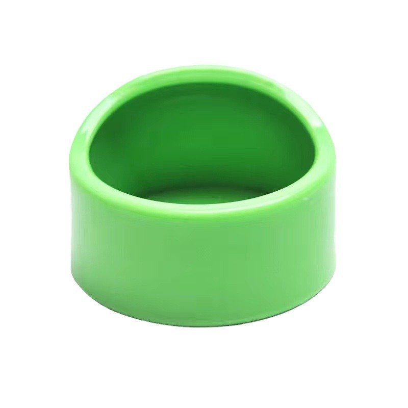 Hamster Food Bowl Anti-Ceramic Plastic Gold Wire Bear Food Box Semi-Circular Anti-Turning Anti-Gnawing Parrot Bird Small Hamster Food Bowl
