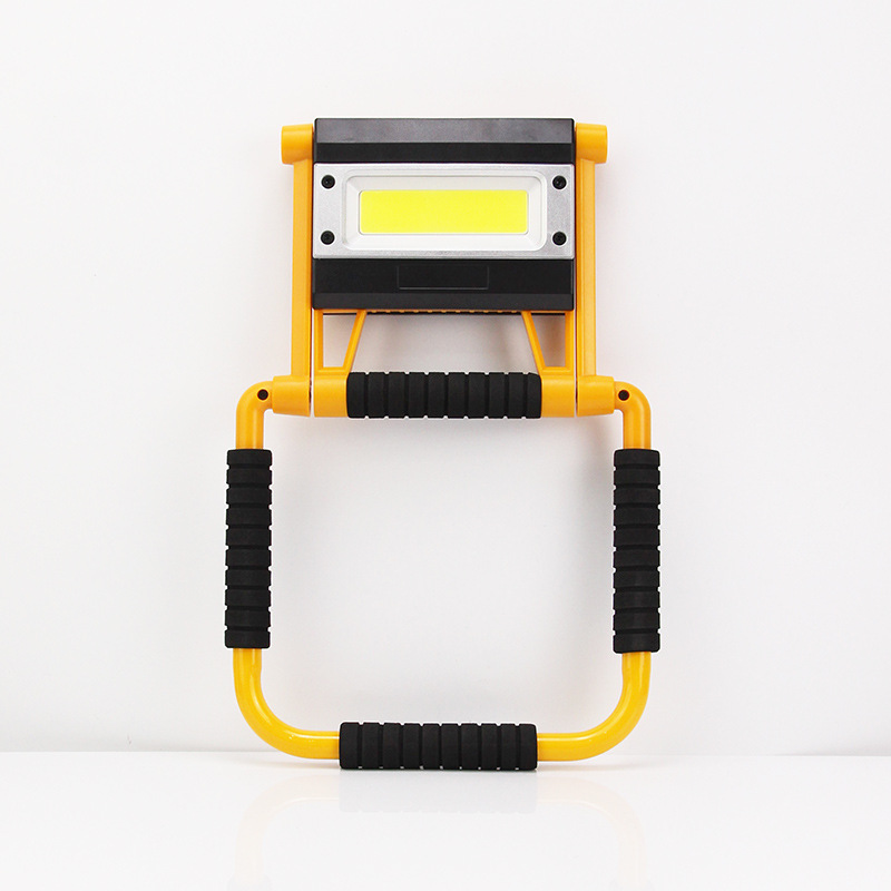 20W Foldable 360-Degree Cob Work Light with Integrated Charging and Discharging, Portable Outdoor Lithium Battery for Camping