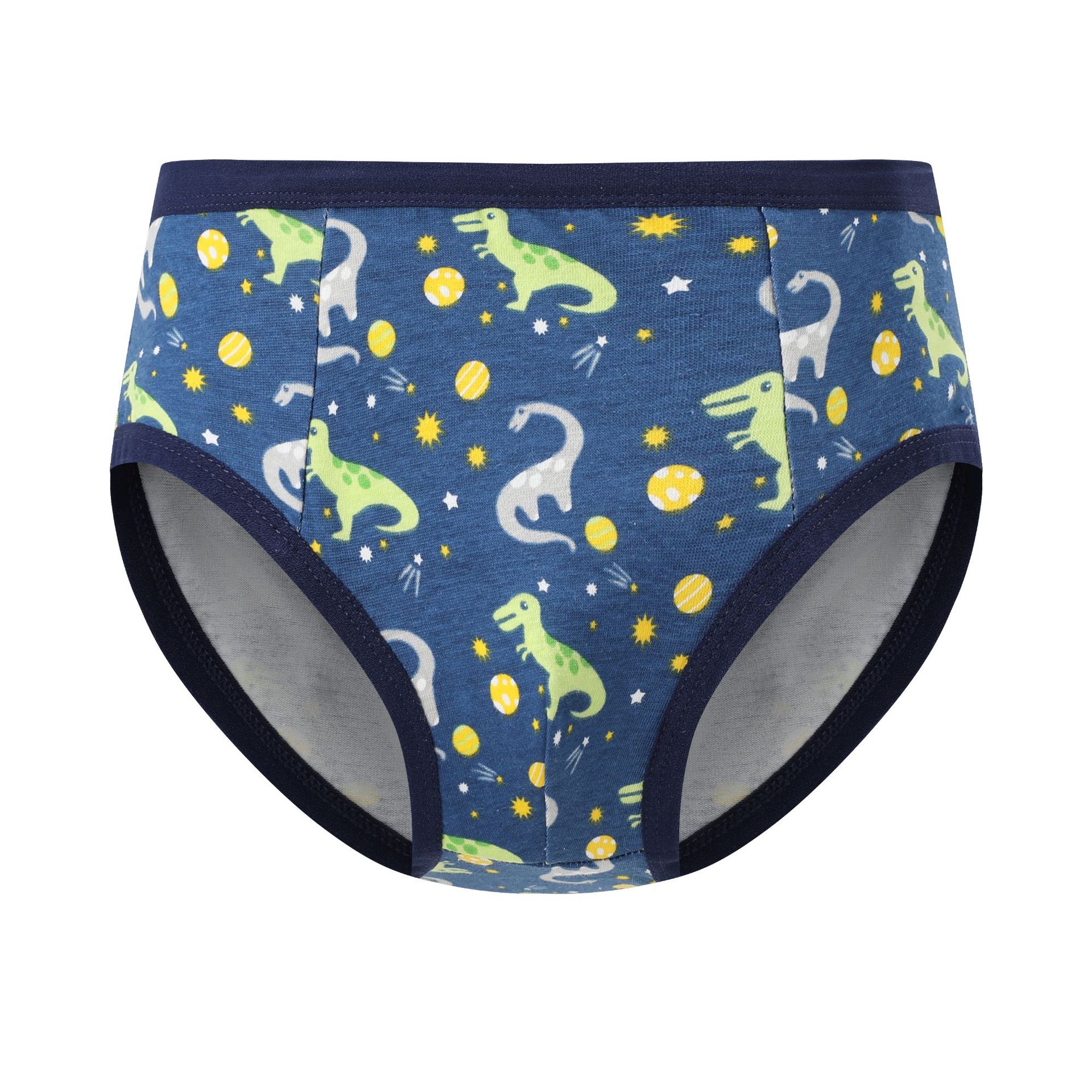 Boys' Underwear Pure Cotton Comfortable and Breathable Kidsren's Underwear for Boys, Middle and Large Kidsren Cartoon Baby Boy Briefs Factory Direct Sale